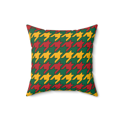 Lithuania Retro Houndstooth Cushion Pillow