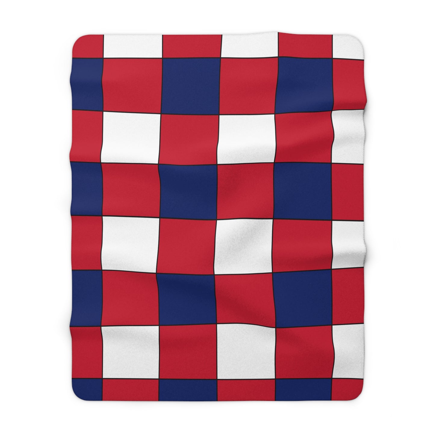 United Kingdom (UK) Retro Check Blanket Throw