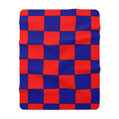 Taiwan Retro Check Blanket Throw