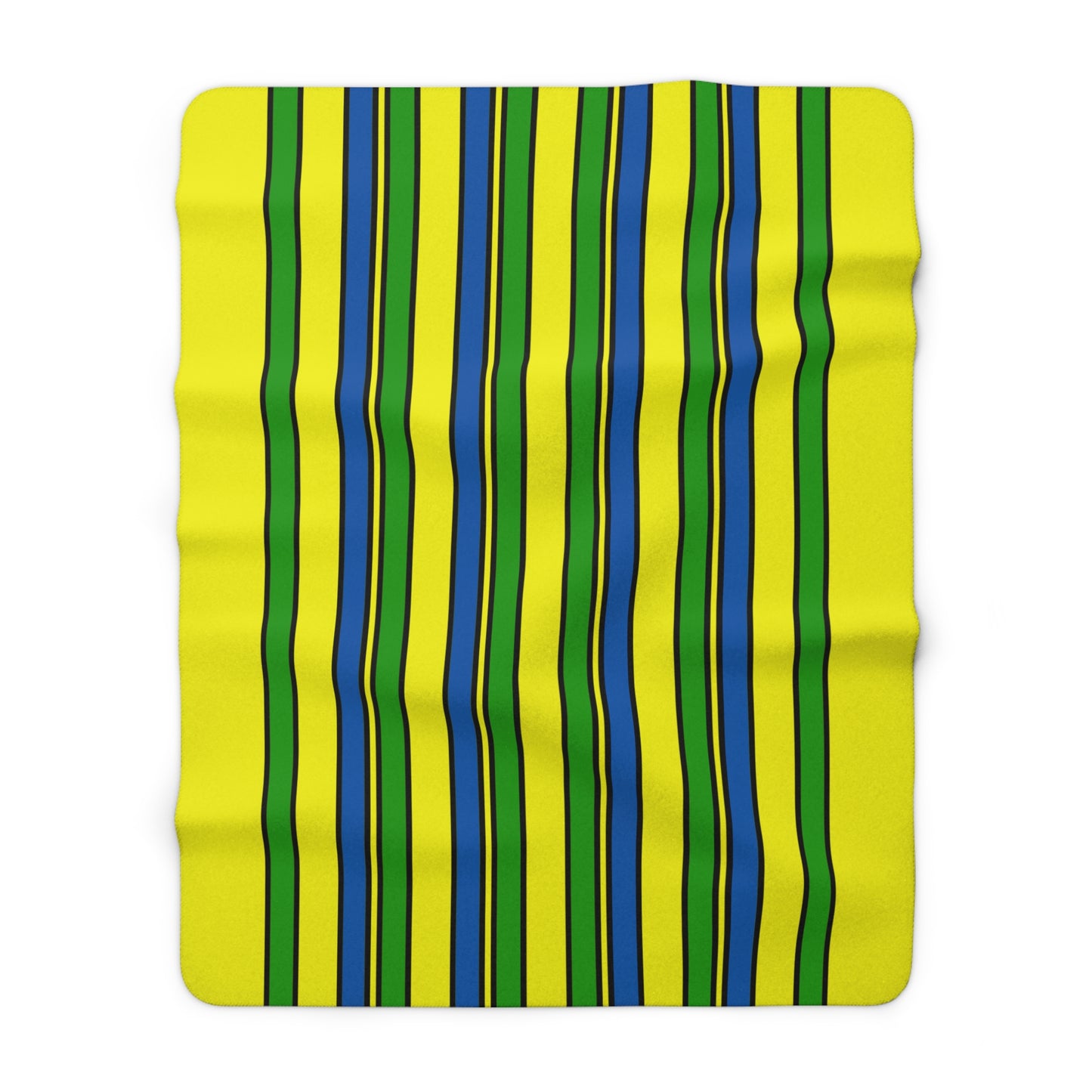 Saint Vincent And The Grenadines Retro Stripes Blanket Throw