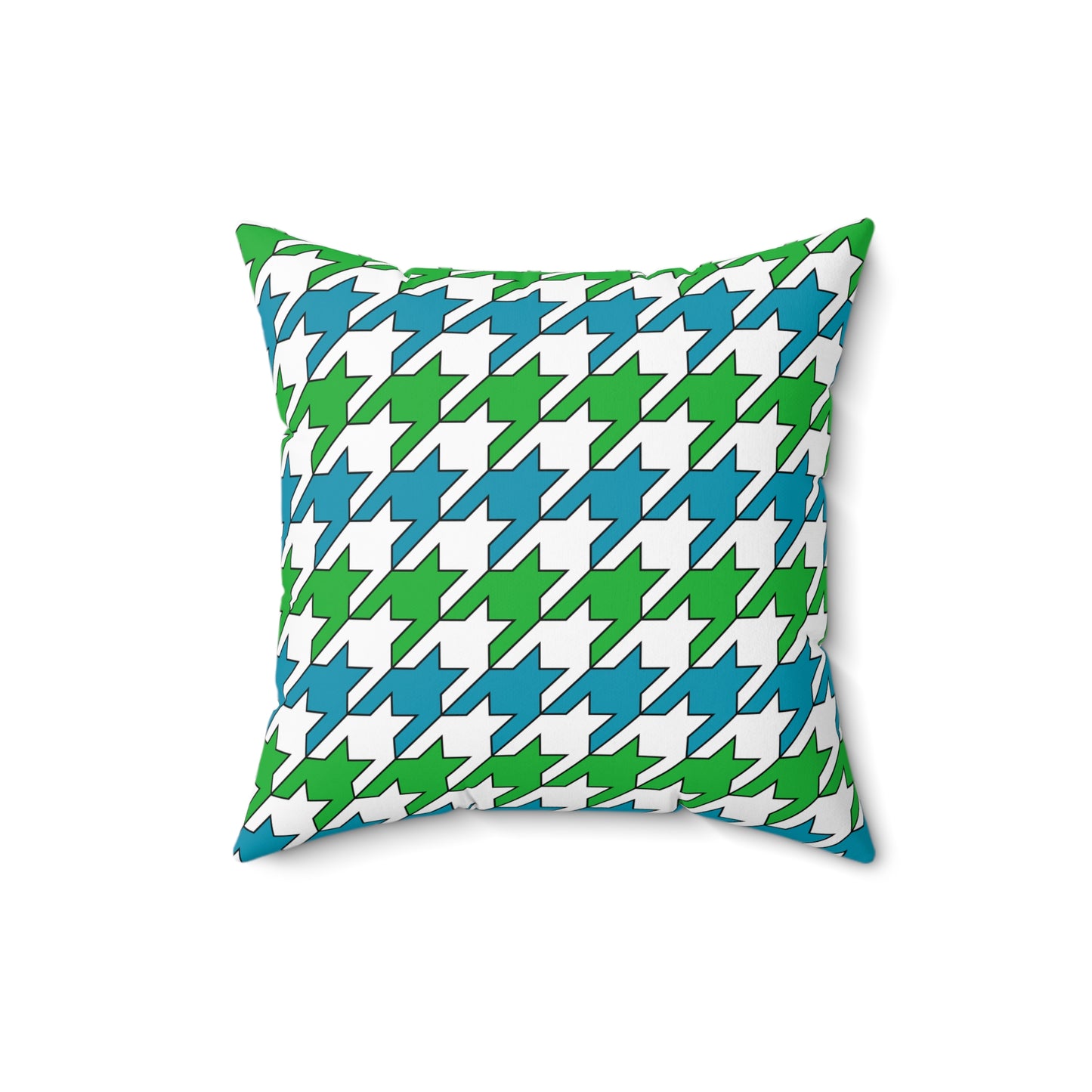 Uzbekistan Retro Houndstooth Cushion Pillow