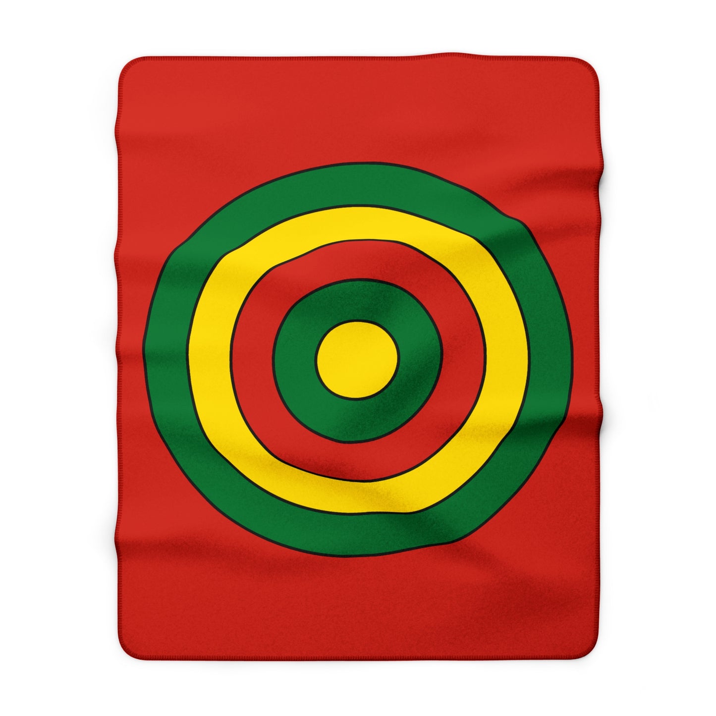 Bolivia Retro Target Blanket Throw