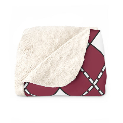 Qatar Retro Argyle Blanket Throw