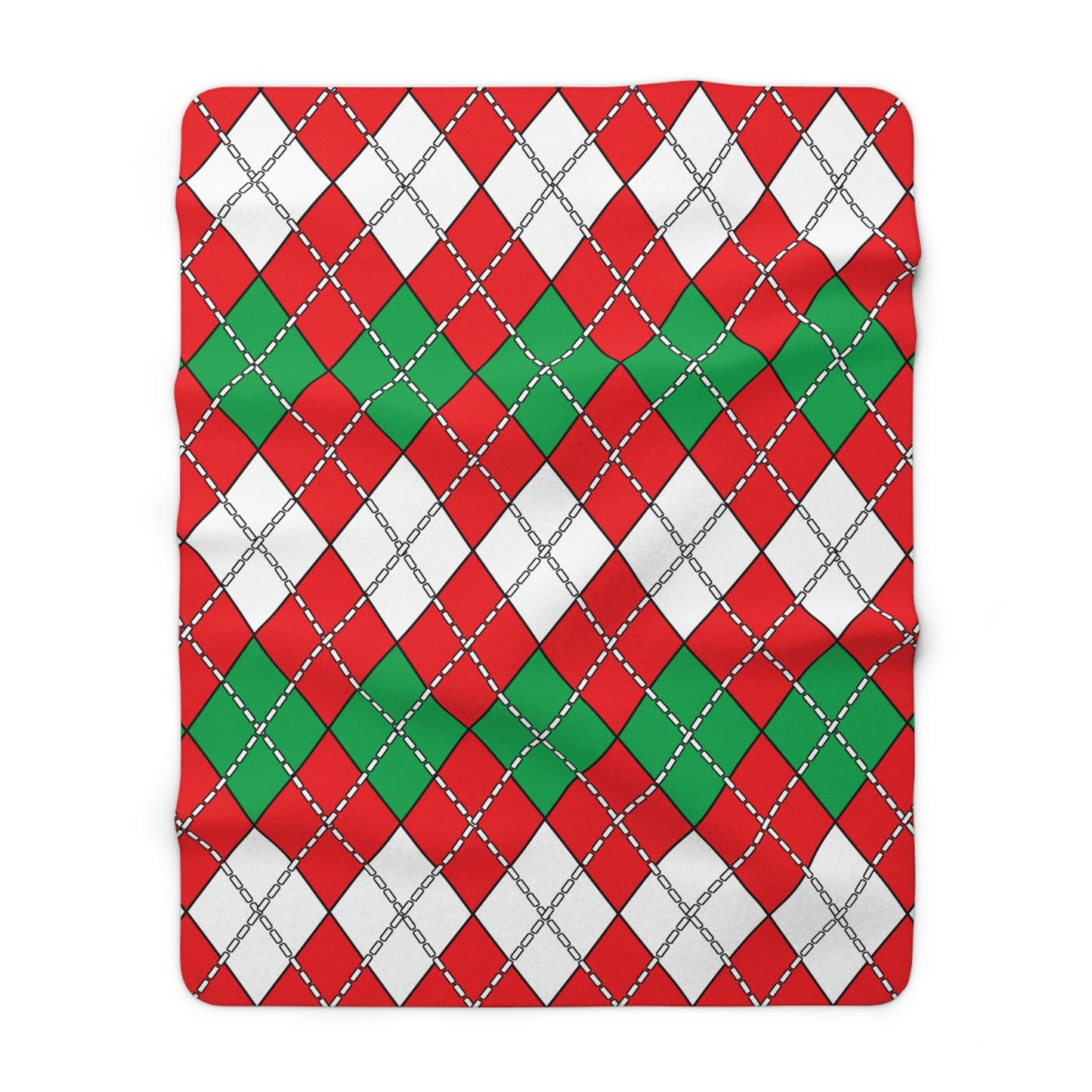 Lebanon Retro Argyle Blanket Throw