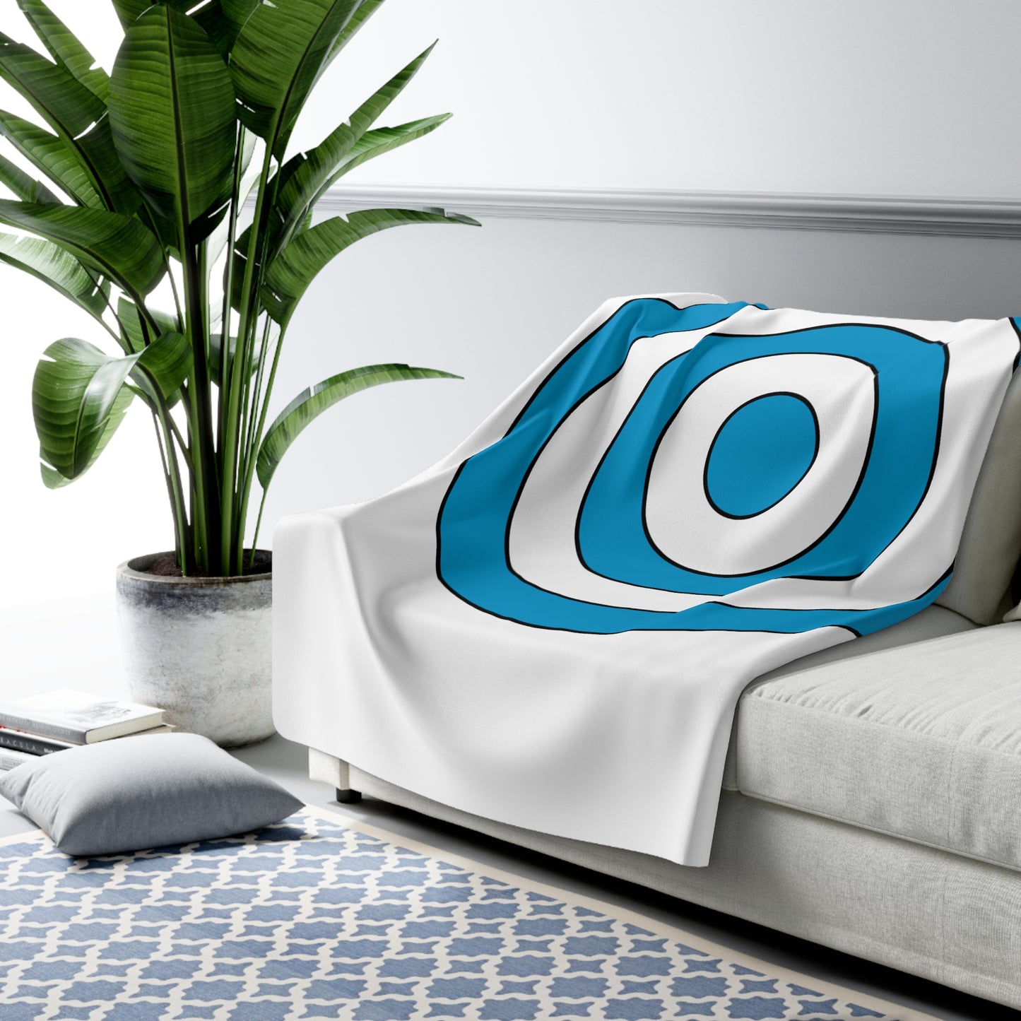 Galicia Retro Target Blanket Throw