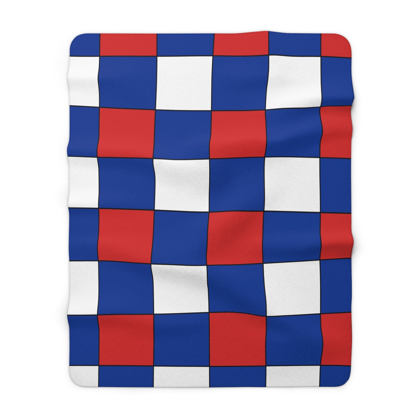Iceland Retro Check Blanket Throw