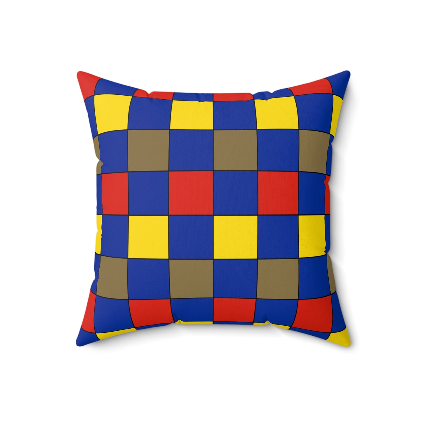 Moldova Retro Check Cushion Pillow