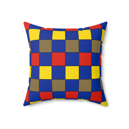 Moldova Retro Check Cushion Pillow