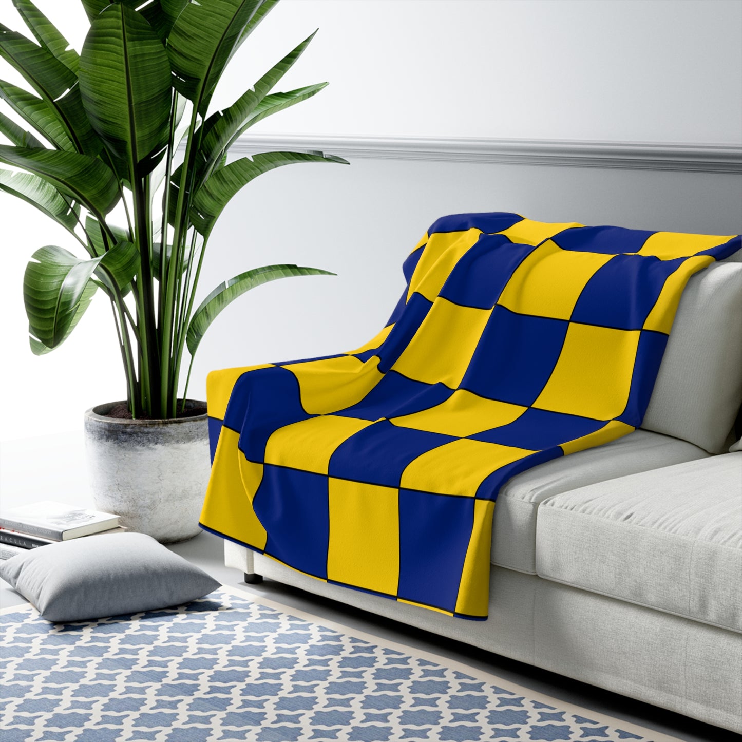 Tokelau Retro Check Blanket Throw