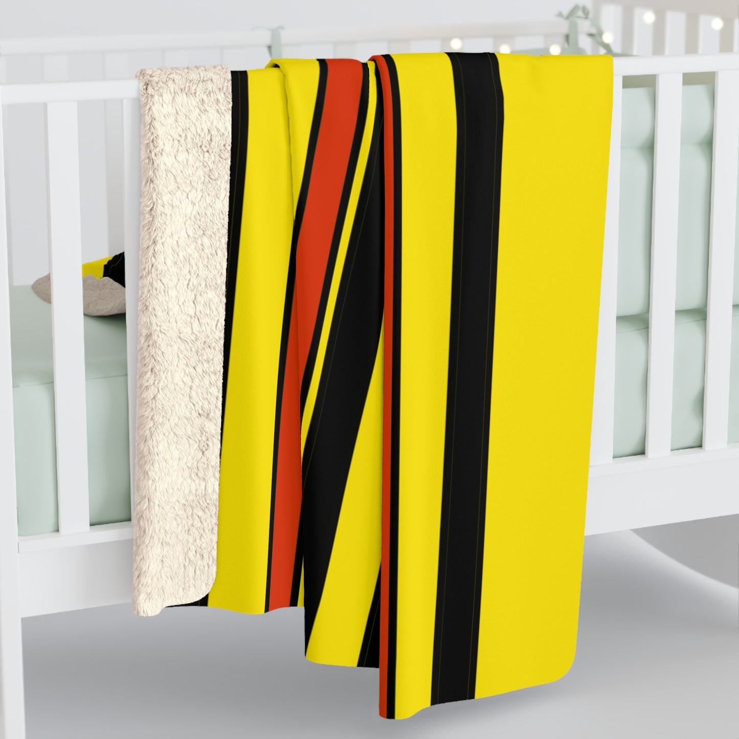 Uganda Retro Stripes Blanket Throw