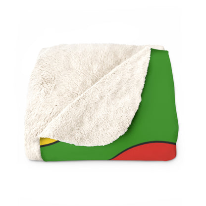 Benin Retro Polka Dots Blanket Throw