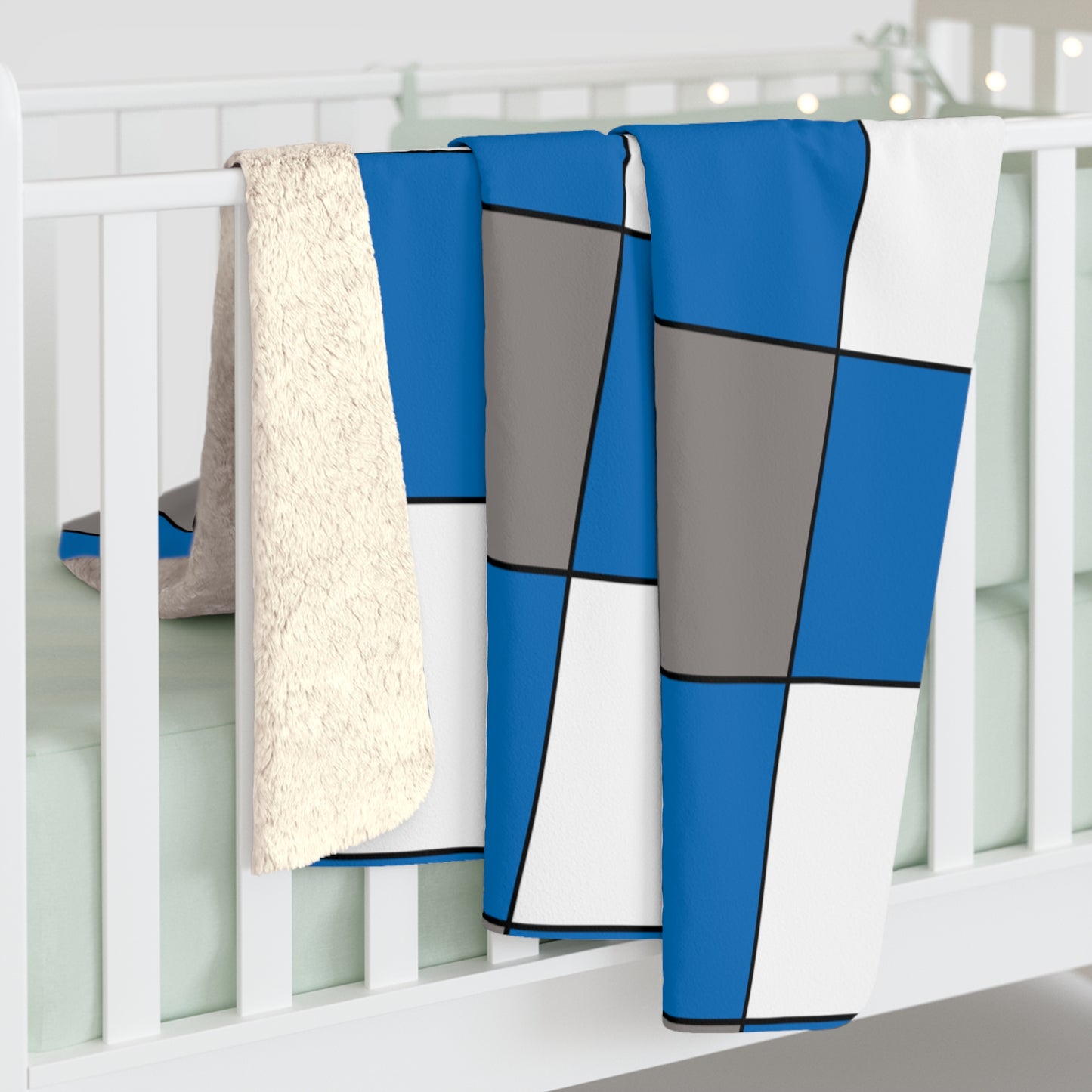 Northern Mariana Islands Retro Check Blanket Throw