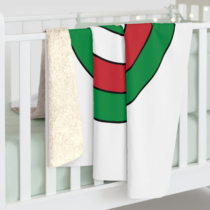 Italy Retro Target Blanket Throw
