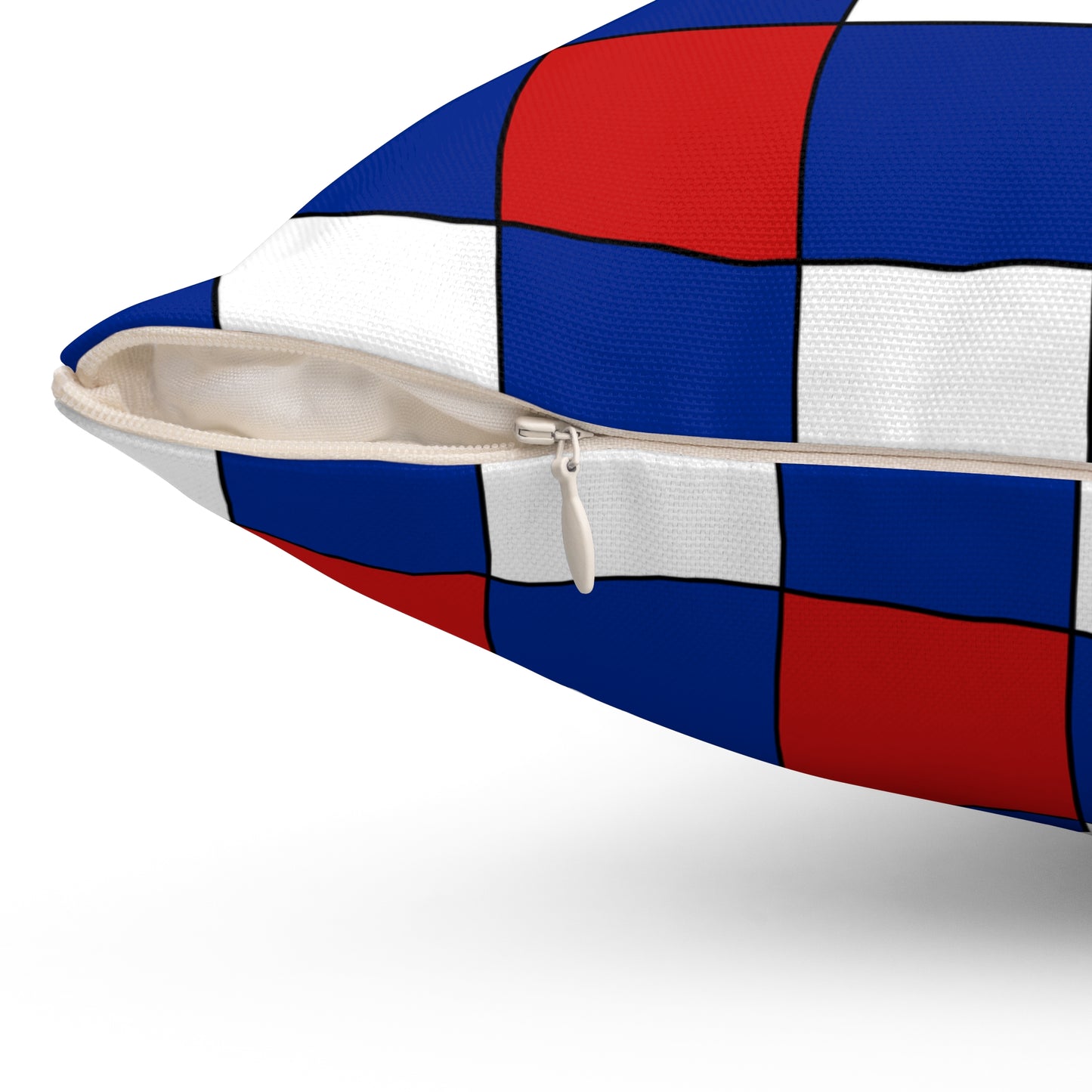 Cuba Retro Check Cushion Pillow