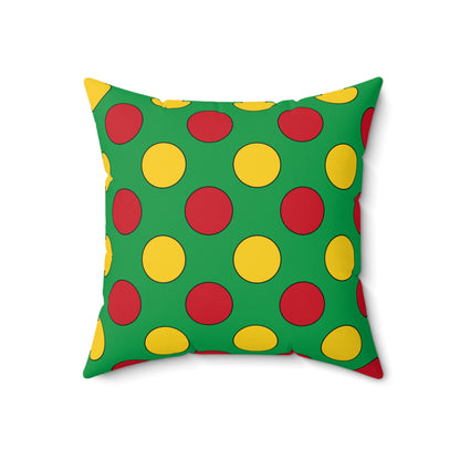 Guinea Bissau Retro Polka Dots Cushion Pillow
