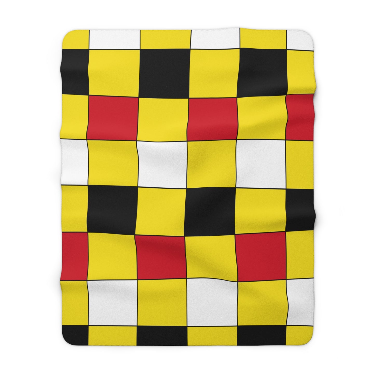 Brunei Darussalam Retro Check Blanket Throw