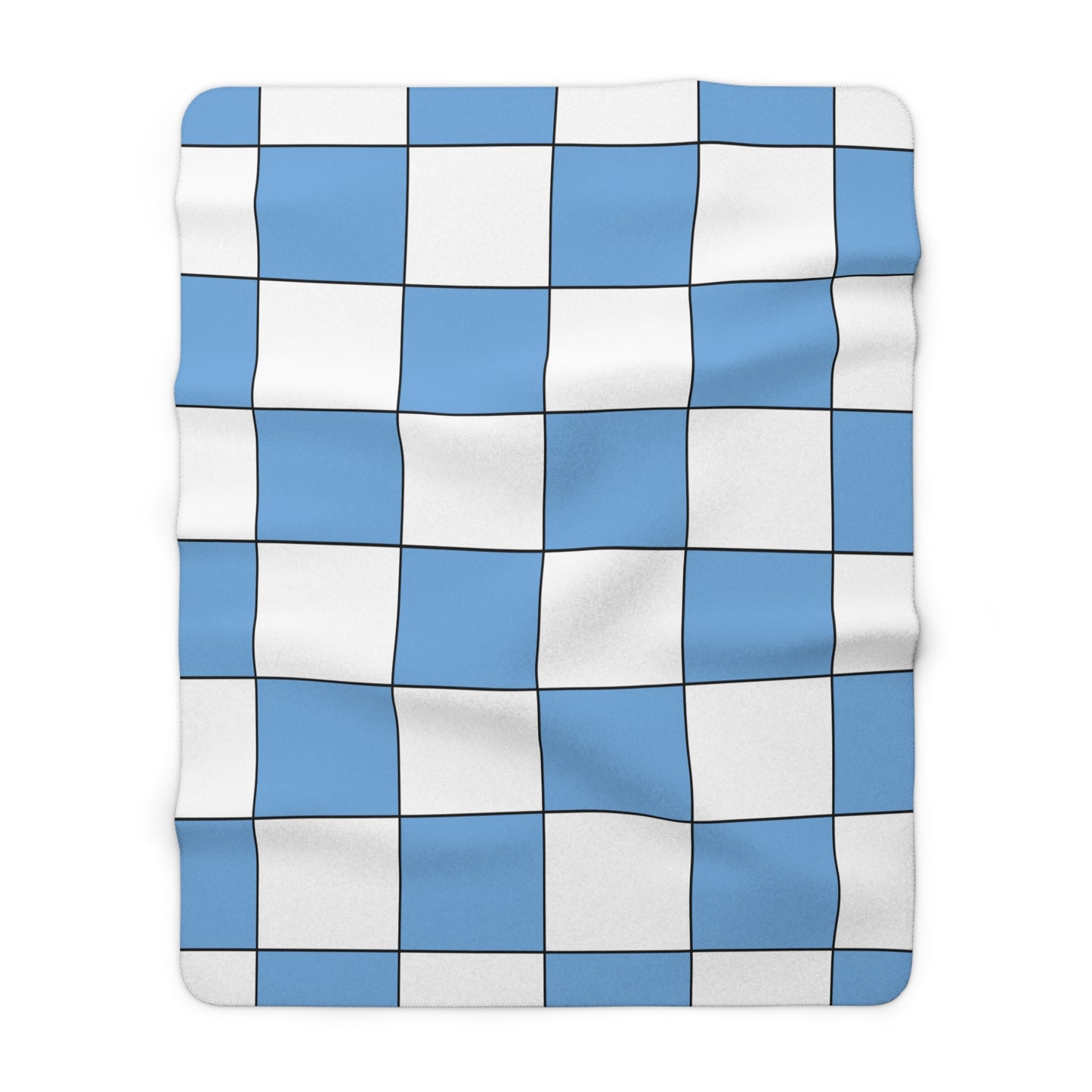 Argentina Retro Check Blanket Throw