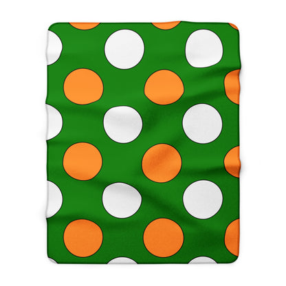 India Retro Polka Dots Blanket Throw