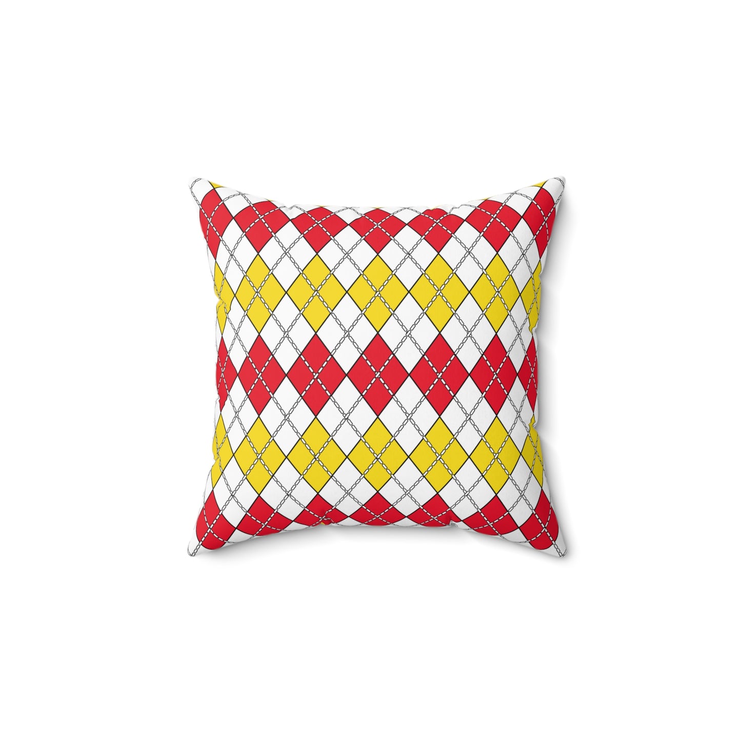 Guernsey Retro Argyle Cushion Pillow