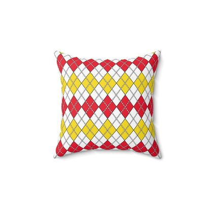 Guernsey Retro Argyle Cushion Pillow