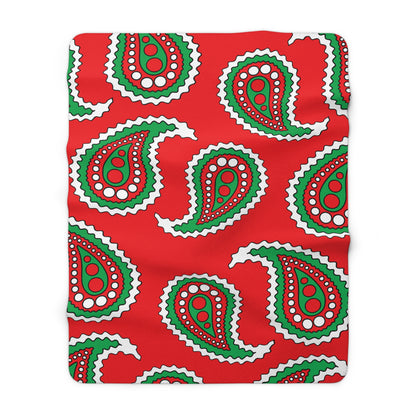 Lebanon Retro Paisley Blanket Throw
