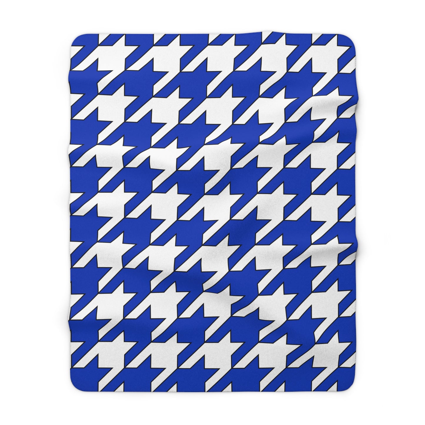 Israel Retro Houndstooth Blanket Throw