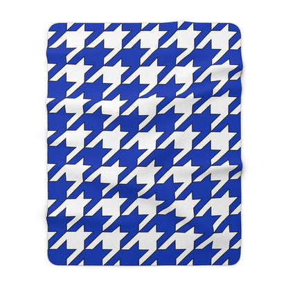 Israel Retro Houndstooth Blanket Throw