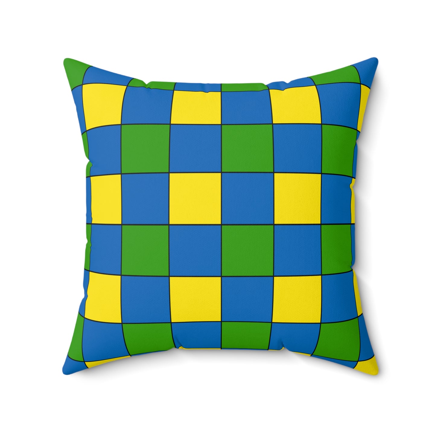 Gabon Retro Check Cushion Pillow