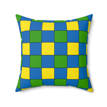 Gabon Retro Check Cushion Pillow