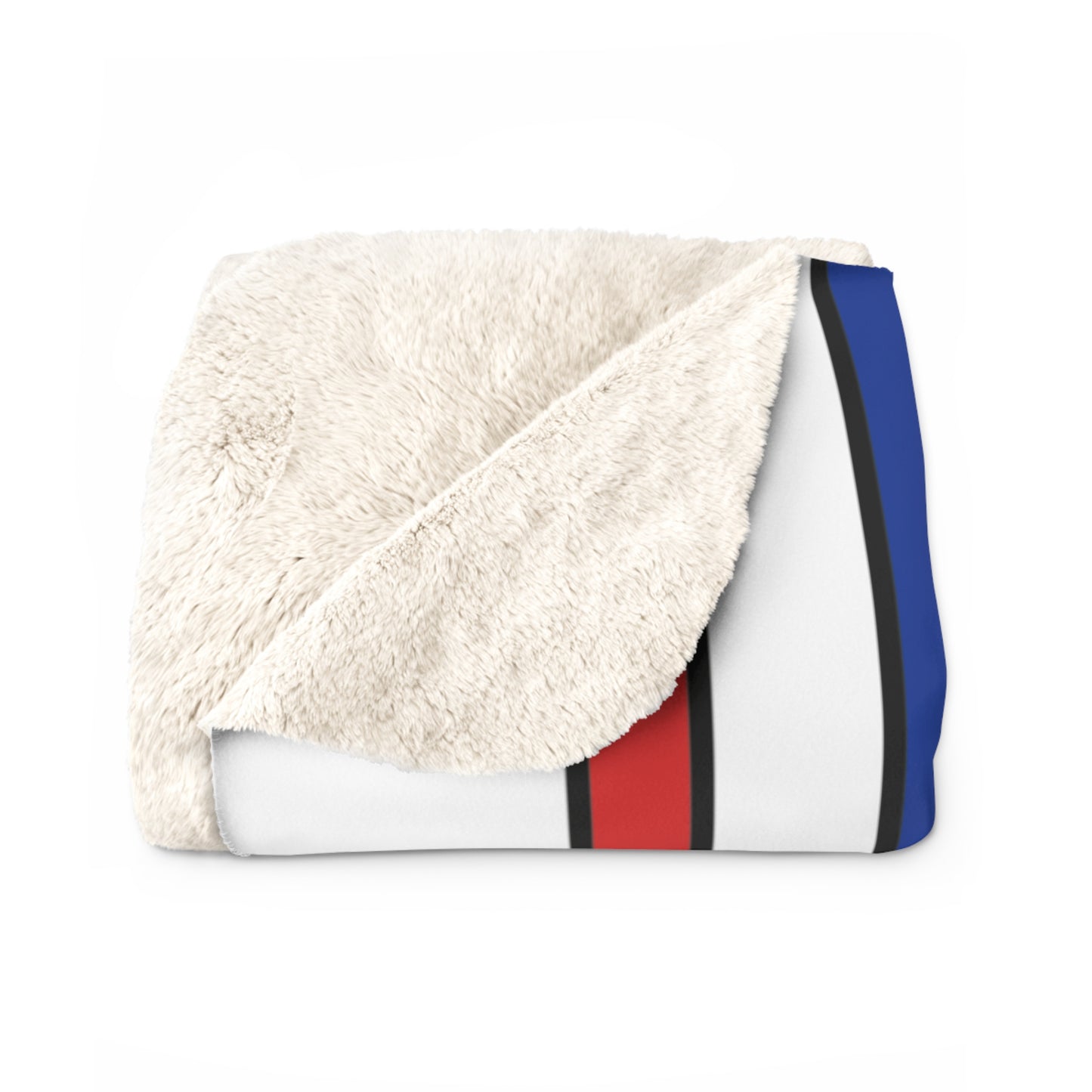 Faroe Islands Retro Stripes Blanket Throw