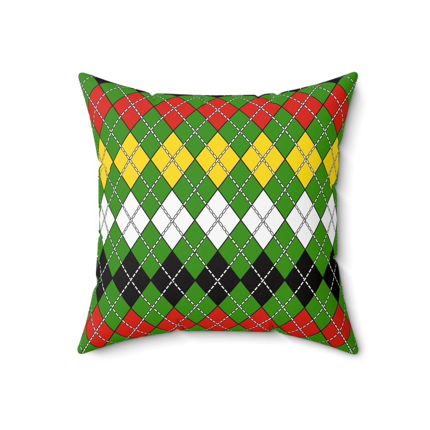 Guyana Retro Argyle Cushion Pillow