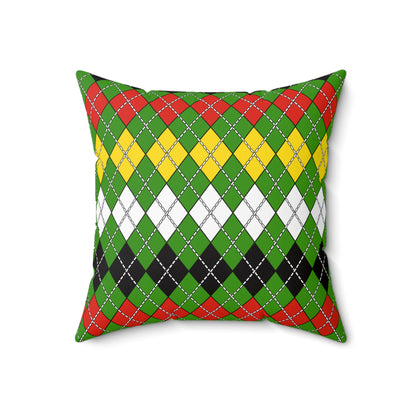 Guyana Retro Argyle Cushion Pillow