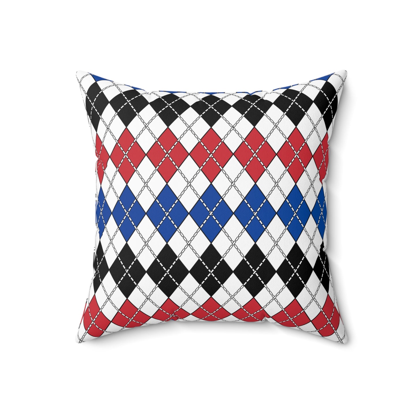 Republic Of Korea Retro Argyle Cushion Pillow