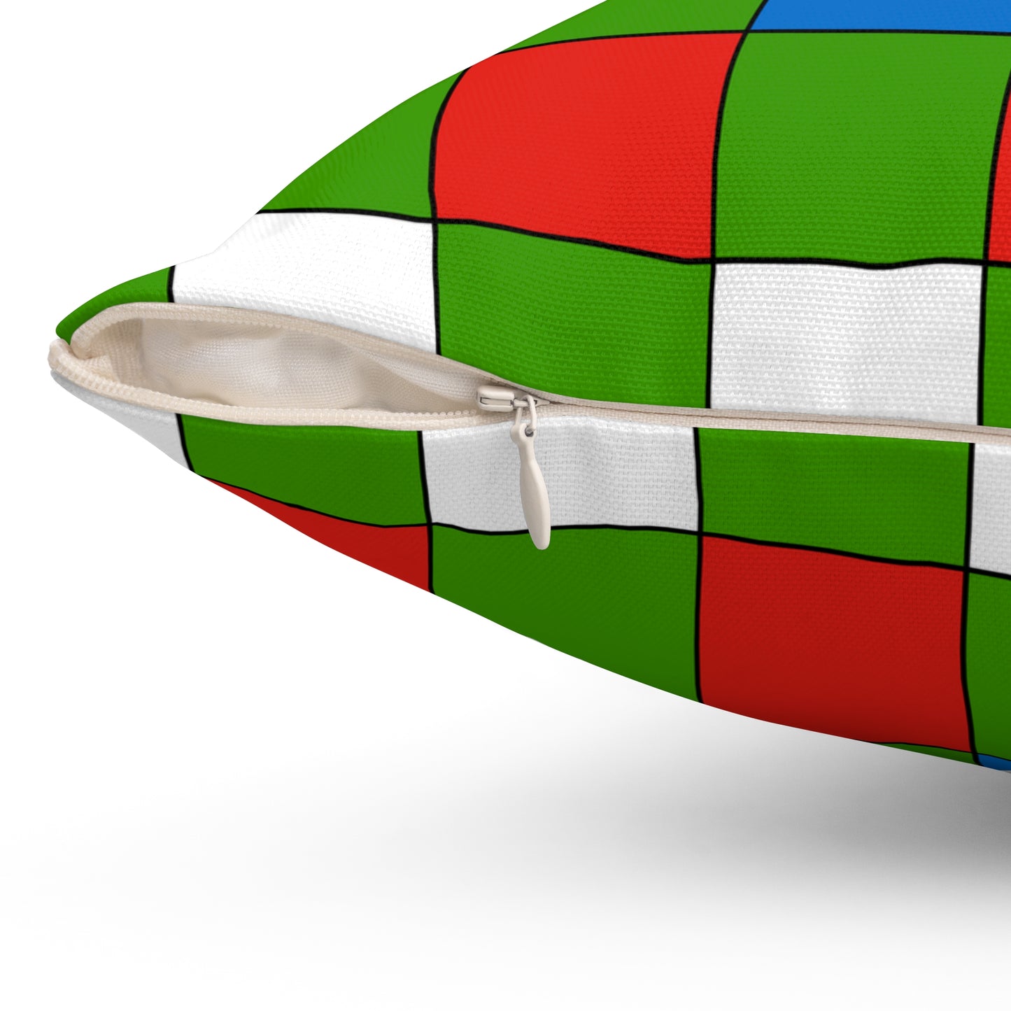Equatorial Guinea Retro Check Cushion Pillow
