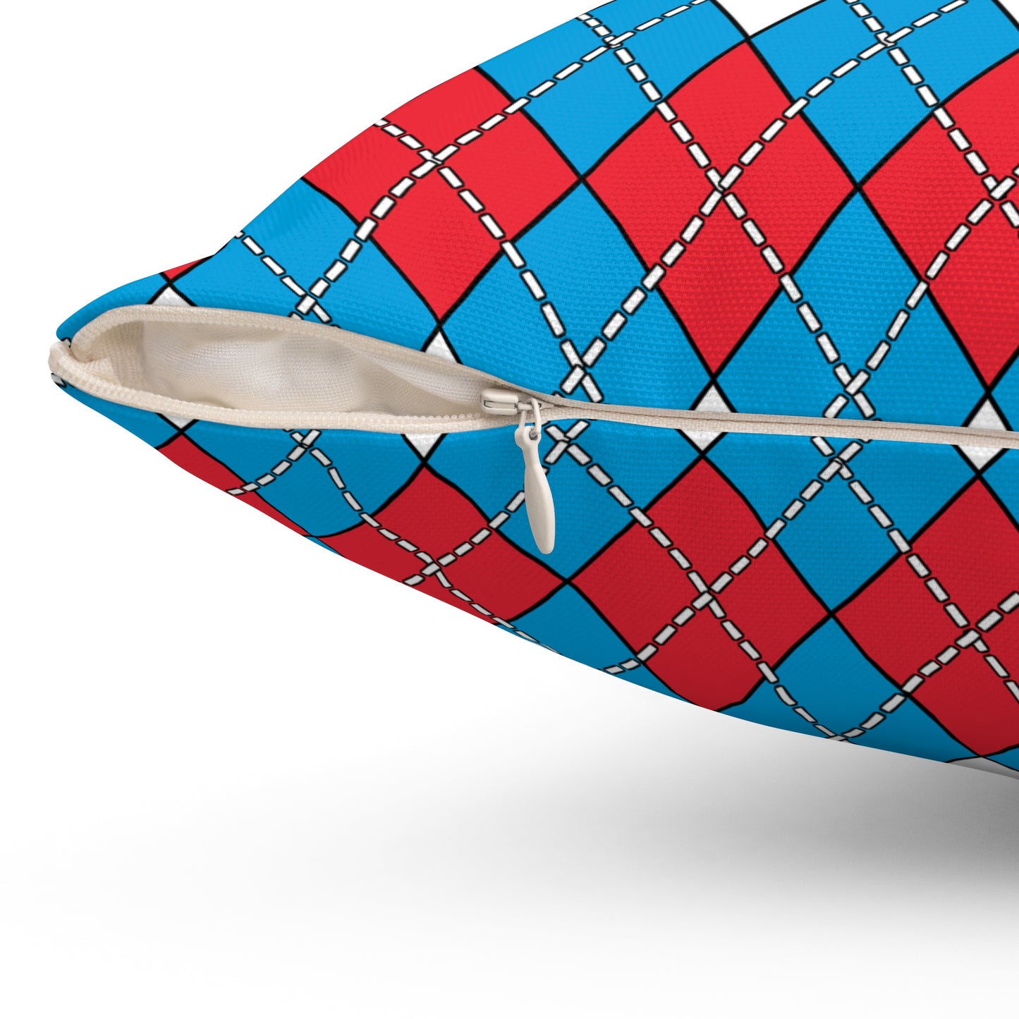 Luxembourg Retro Argyle Cushion Pillow