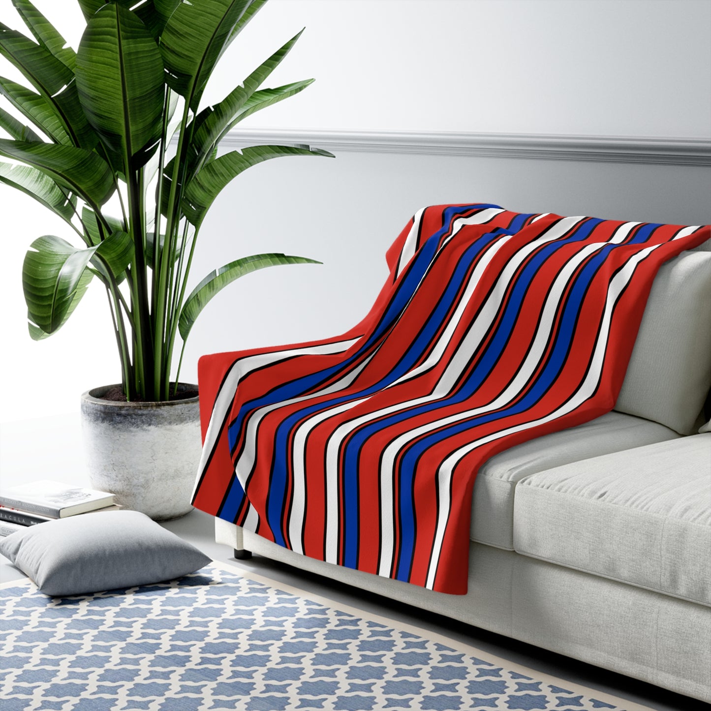 Chile Retro Stripes Blanket Throw