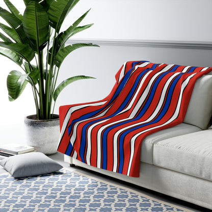 Chile Retro Stripes Blanket Throw
