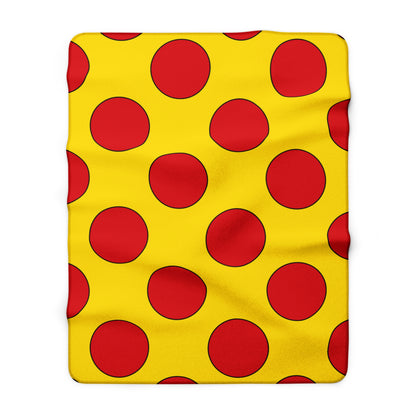 Catalonia Retro Polka Dots Blanket Throw