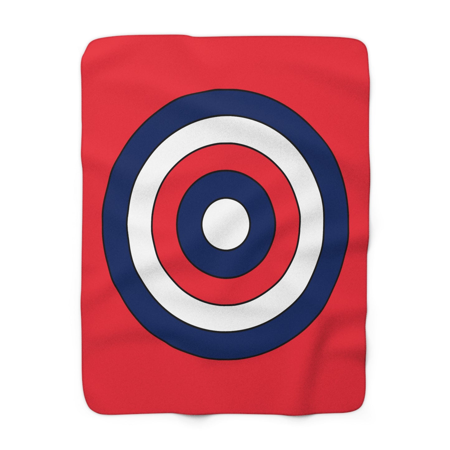 Norway Retro Target Blanket Throw