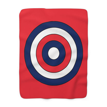 Norway Retro Target Blanket Throw