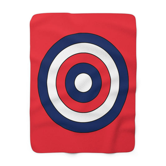 Norway Retro Target Blanket Throw