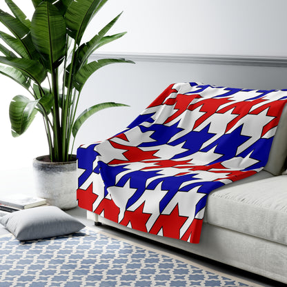 Panama Retro Houndstooth Blanket Throw