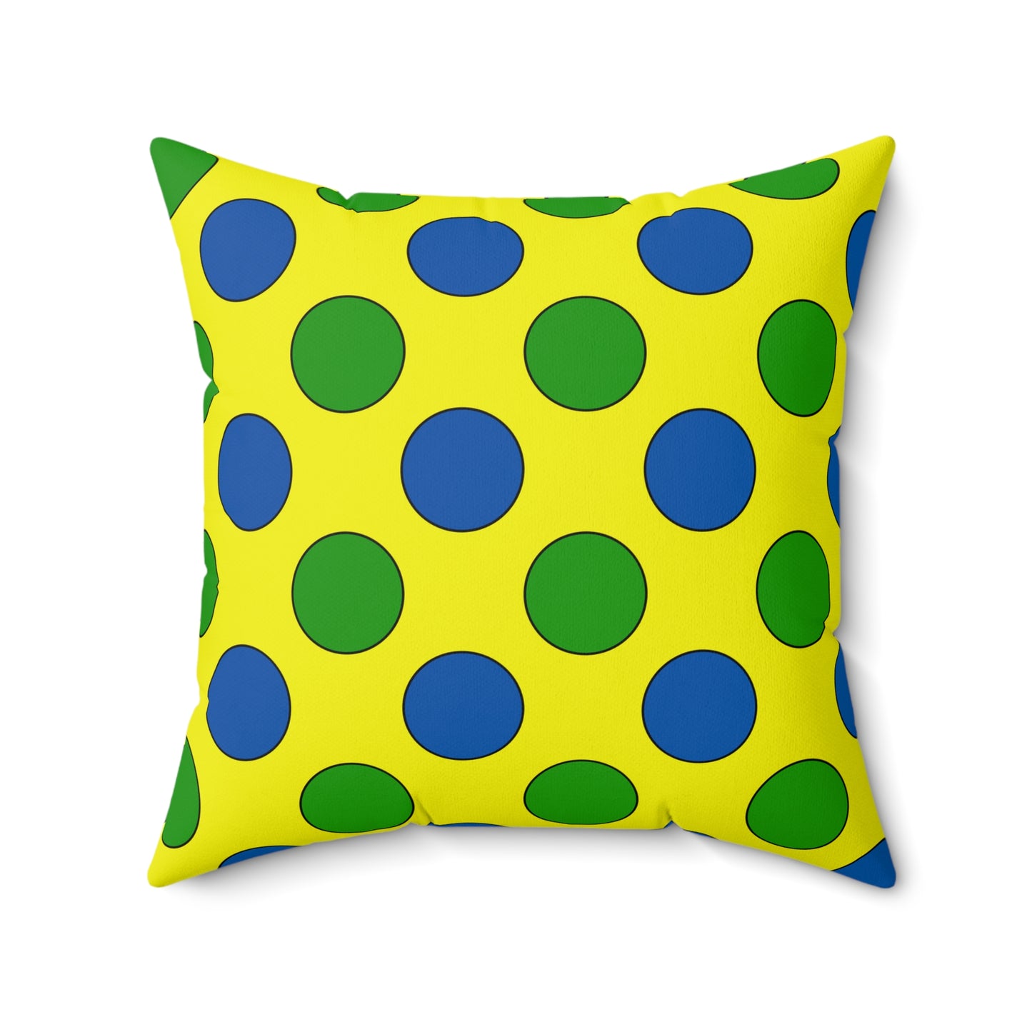 Saint Vincent And The Grenadines Retro Polka Dots Cushion Pillow