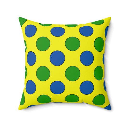 Saint Vincent And The Grenadines Retro Polka Dots Cushion Pillow