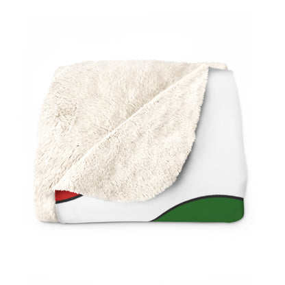Tajikistan Retro Polka Dots Blanket Throw