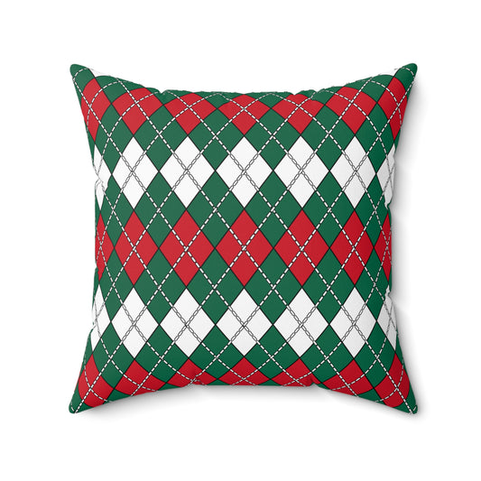 Mexico Retro Argyle Cushion Pillow