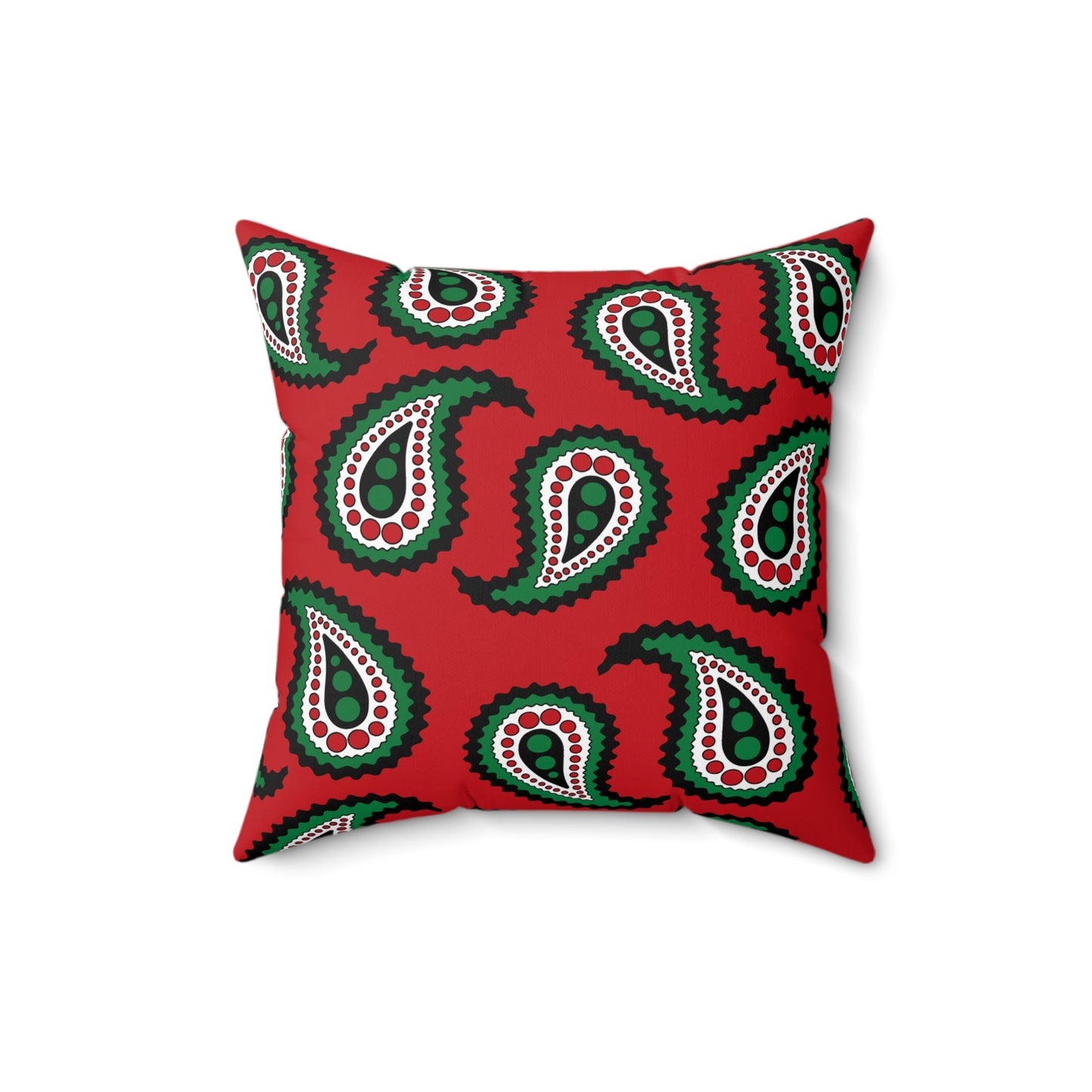 Western Sahara Retro Paisley Cushion Pillow