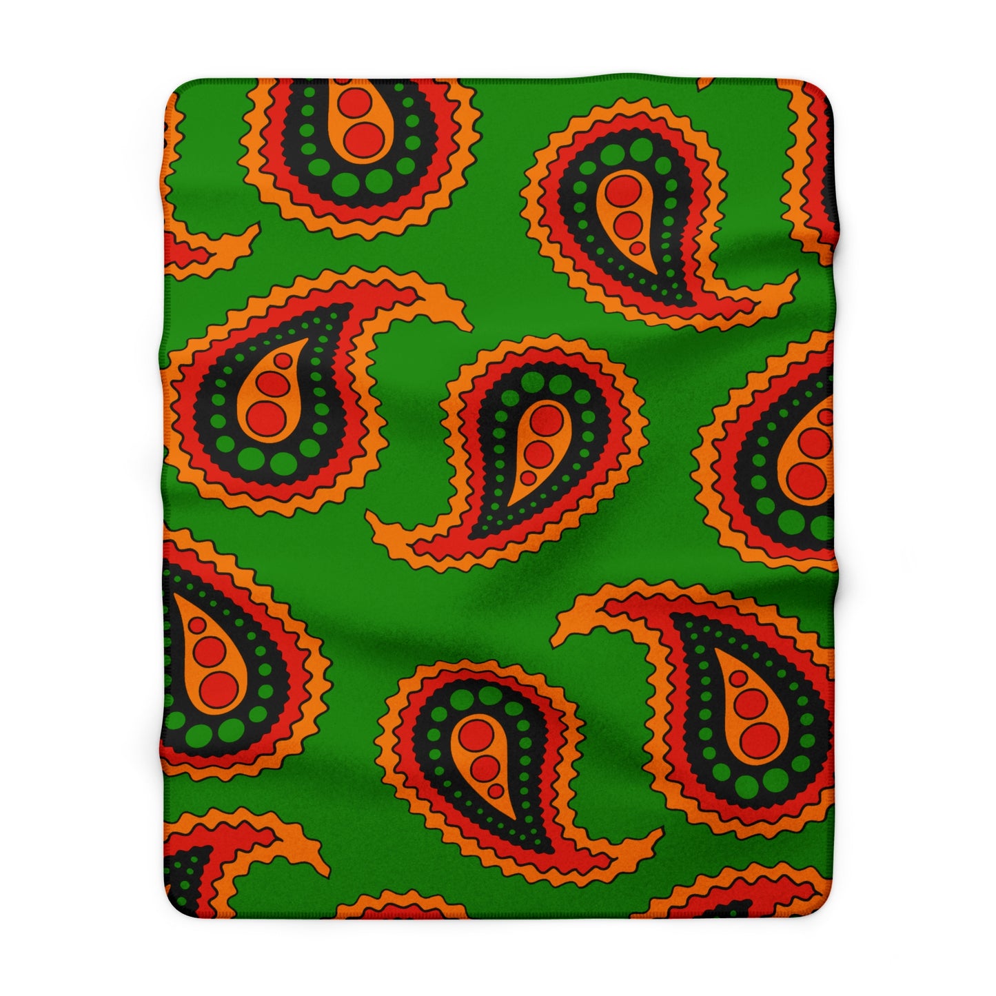 Zambia Retro Paisley Blanket Throw