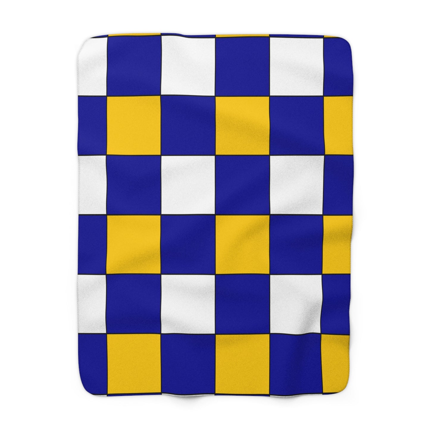 Bosnia And Herzegovina Retro Check Blanket Throw