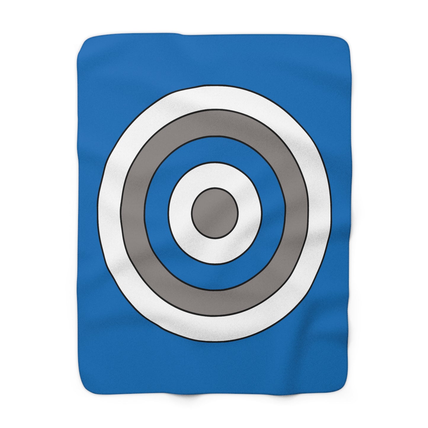 Northern Mariana Islands Retro Target Blanket Throw